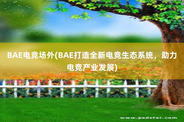 BAE电竞场外(BAE打造全新电竞生态系统，助力电竞产业发展)