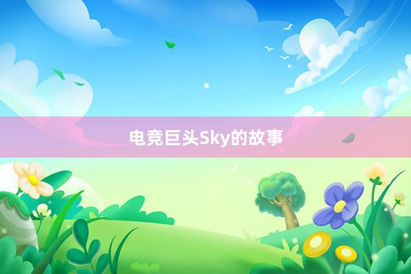 电竞巨头Sky的故事